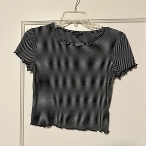 Black and white striped shirt